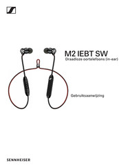 Sennheiser M2 IEBT SW Gebruiksaanwijzing