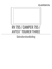 Garmin AVTEX CAMPER 795 Gebruikershandleiding