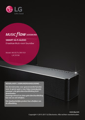 LG MUSICFLOW HS9 LAC955M Handleiding