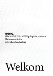 BenQ Mainstream MP720 Gebruikershandleiding