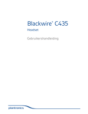 Plantronics Blackwire C435 Gebruikershandleiding