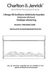 Charlton & Jenrick i-Range 4D Ecoflame 1500E Bedieningsinstructies