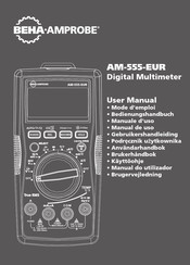 Beha-Amprobe AM-555-EUR Gebruikershandleiding