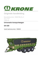 Krone 1096200 Handleiding