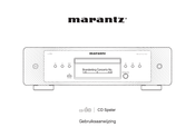 Marantz CD60 Gebruiksaanwijzing