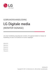 LG 65UL3J-E Gebruikershandleiding