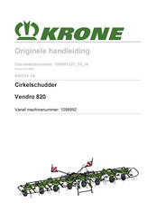 Krone 1098892 Handleiding