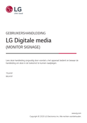 LG 75UH5F Gebruikershandleiding