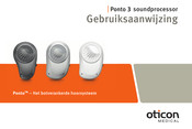 Oticon Medical Ponto 3 Gebruiksaanwijzing