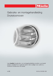 Miele DGD 6635 Gebruiks- En Montagehandleiding