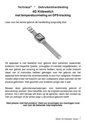 Technaxx 4G Kidswatch Gebruikershandleiding