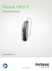 Phonak CROS P Series Gebruiksaanwijzing