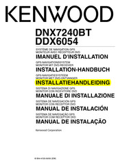 Kenwood DDX6054 Installatiehandleiding