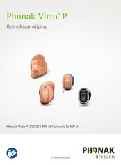 Phonak Virto P50-312 Gebruiksaanwijzing