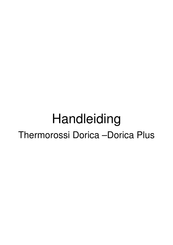 THERMOROSSI Dorica Series Handleiding