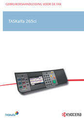 Kyocera TASKalfa 265ci Gebruikershandleiding