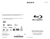 Sony Blu-ray Disc BDP-S580 Gebruiksaanwijzing