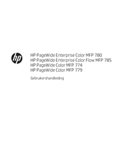 HP PageWide Enterprise Color MFP 780 Gebruikershandleiding