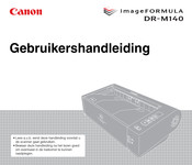 Canon imageFormula DR-M140 Gebruikershandleiding