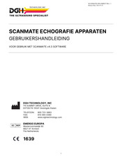 DGH SCANMATE A Gebruikershandleiding