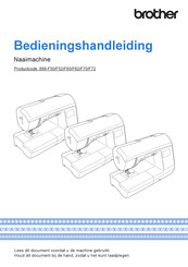 Brother 888-F70 Bedieningshandleiding