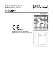 Elco Klockner ATMON V Gebruiksaanwijzing
