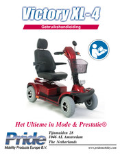 Pride Mobility Products Victory XL-4 Gebruikershandleiding