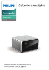 Philips Screeneo S4 SCN450 Gebruiksaanwijzing