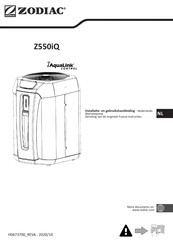 Zodiac iAquaLink CONTROL Z550iQ Installatie En Gebruikshandleiding