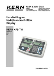 KERN and SOHN KFS-TM Handleiding