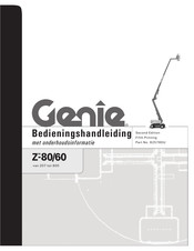 Genie Z-80/60 Bedieningshandleiding