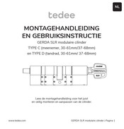 tedee GERDA SLR D Montagehandleiding