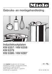 Miele KM 6387 Gebruiks- En Instruktiehandleiding