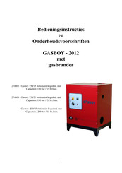 Gasboy 274604 Bedieningsinstructies