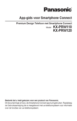 Panasonic KX-PRW110 Gebruiksaanwijzing