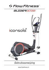 Flow Fitness iconsole+ GLIDER DCT250i Gebruiksaanwijzing