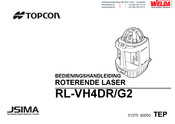 Topcon JSIMA RL-VH4DR/G2 Bedieningshandleiding