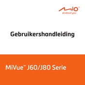 Mio MiVue J80 Series Gebruikshandleiding