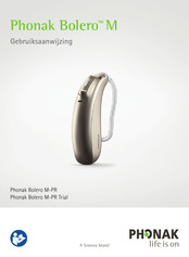 Phonak Bolero M-PR Series Gebruiksaanwijzing