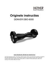 Denver Electronics DBO-8000 Originele Instructies