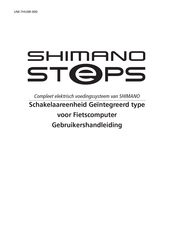 Shimano Steps SC-E5000 Gebruikershandleiding