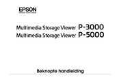 Epson P-5000 Gebruiksaanwijzing