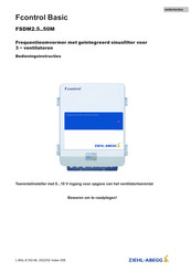 ZIEHL-ABEGG FSDM32M Bedieningsinstructies