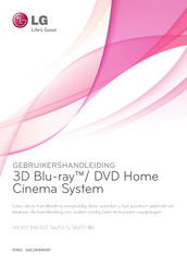 LG 3D Blu-ray S62S1-W Gebruikershandleiding