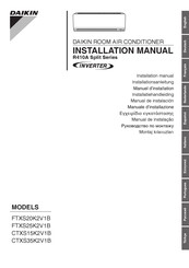 Daikin FTXS20K2V1B Installatiehandleiding