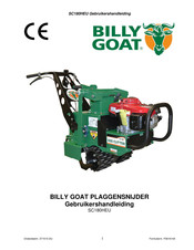 Billy Goat SC180HEU Gebruikershandleiding