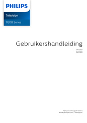 Philips 50PUS7608 Gebruikershandleiding