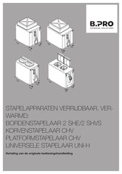 B.Pro UNI-H 59/29 Bedieningshandleiding