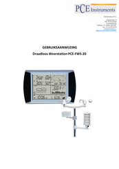 PCE Instruments FWS-20 Gebruiksaanwijzing