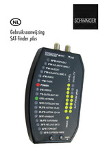 Schwaiger SAT-Finder plus Gebruiksaanwijzing